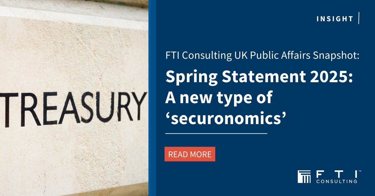 With short-term growth forecasts cut and fiscal headroom evaporated, this was not the Spring Statement Rachel Reeves would have hoped to deliver.

Read our UK Public Affairs team’s analysis on the measures taken to restore the headroom: bit.ly/43rhr3T