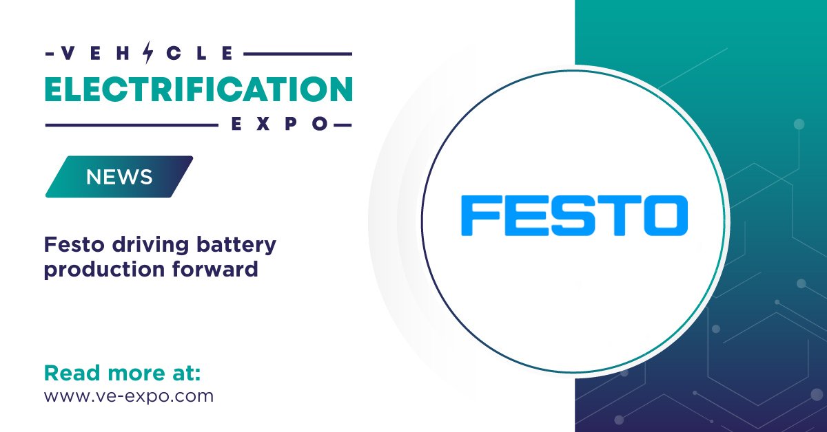 News 📰 Festo driving battery production forward.

➡️ Read more: vist.ly/3myacf9

#VEX25 #BCS25 #BatteryCells #BatterySystems #ElectricVehicles #EV