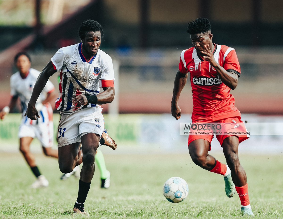 Modzerosport's tweet image. Fierce battle. Solid defending by the Kwambe for @LobiStars in the @NigeriaPFL 

#modzerosport