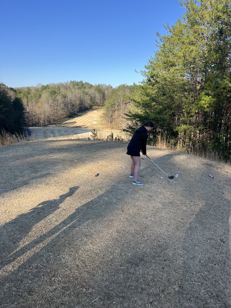 Cydney crushed it up the middle on #1 of the Mountain League Golf Tournament! <a href="/pickensad/">Pickens Athletics</a> <a href="/PickensJRHigh/">Pickens Junior High School</a>