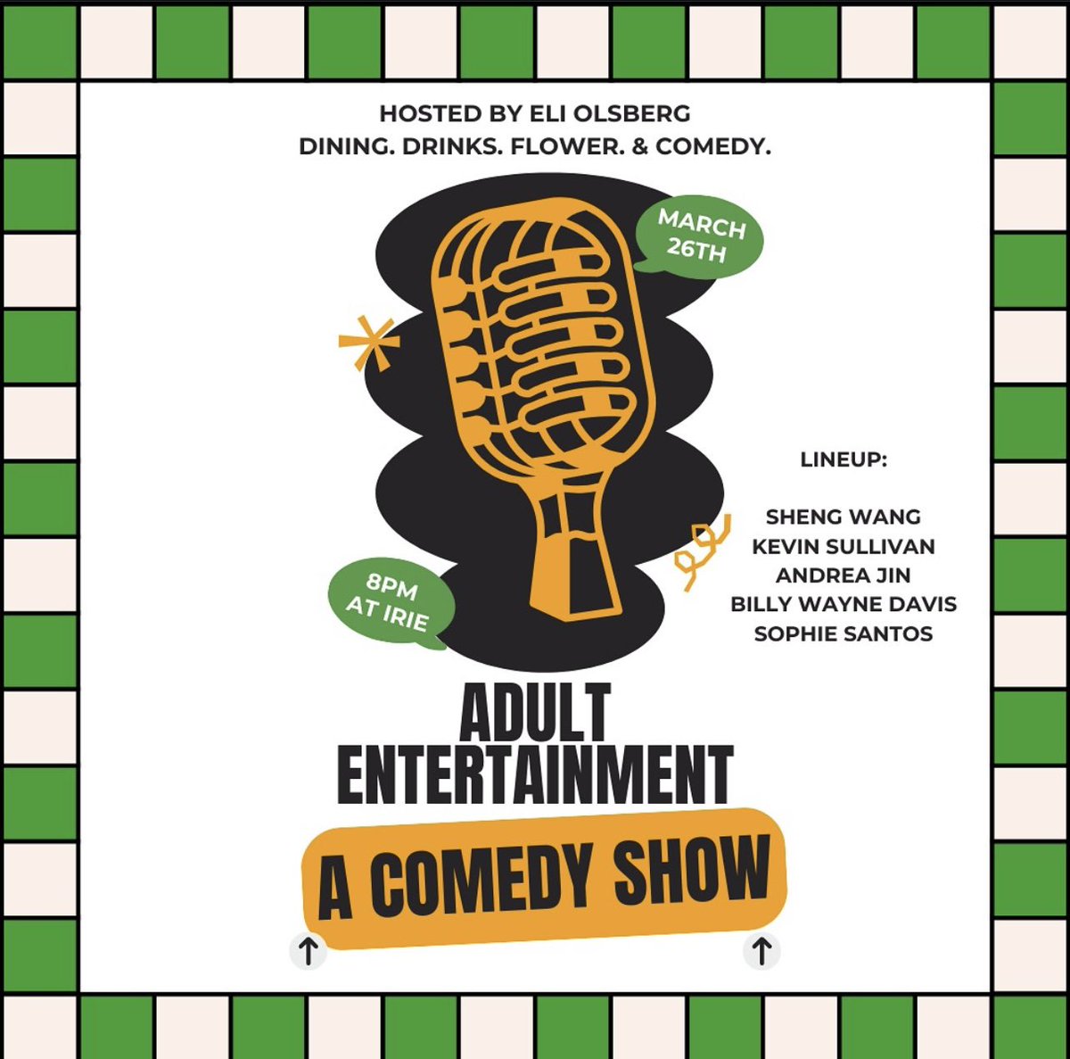 PerformAnxiety's tweet image. TONIGHT at 8pm: next door to @PleasureChestLA see @shengwangtime Kevin Sullivan @andreajin_ Billy Wayne Davis @sesantos @EliOlsberg for FREE! Reservations here: pleasuremed.com/reservations/