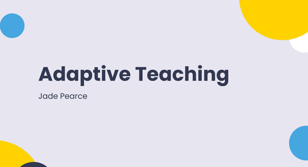 Jade Pearce (@pearcemrs) on Twitter photo My full 'Adaptive Teaching' module is now available on the the <a href="/Inner_Drive/">InnerDrive</a> CPD Academy. This includes input from myself and <a href="/BradleyKBusch/">Brad Busch</a> on:
✅Adaptive teaching v differentiation
✅Clear learning intentions
✅Prior knowledge
✅Adaptive explanations
✅Adaptive modelling My full 'Adaptive Teaching' module is now available on the the <a href="/Inner_Drive/">InnerDrive</a> CPD Academy. This includes input from myself and <a href="/BradleyKBusch/">Brad Busch</a> on:
✅Adaptive teaching v differentiation
✅Clear learning intentions
✅Prior knowledge
✅Adaptive explanations
✅Adaptive modelling