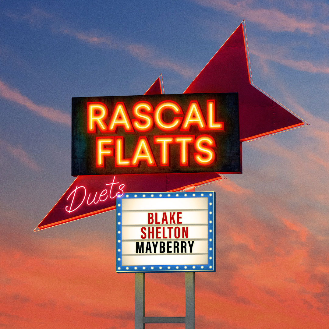 rascalflatts's tweet image. Can't think of anyone we'd rather share a cherry coke with than our friend @BlakeShelton! Hear our version of "Mayberry" this Friday, 3/28! Pre-save/order Life Is A Highway: Refueled Duets now. rascalflatts.lnk.to/RefueledDuets