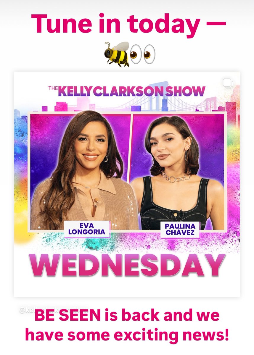 So excited to be part of @kellyclarksontv today! Tune in!

Can you guess how many people we’ve reached since we were last on her show a year ago?
 
Find out when/where to watch in your area here: kellyclarksonshow.com/wheretowatch