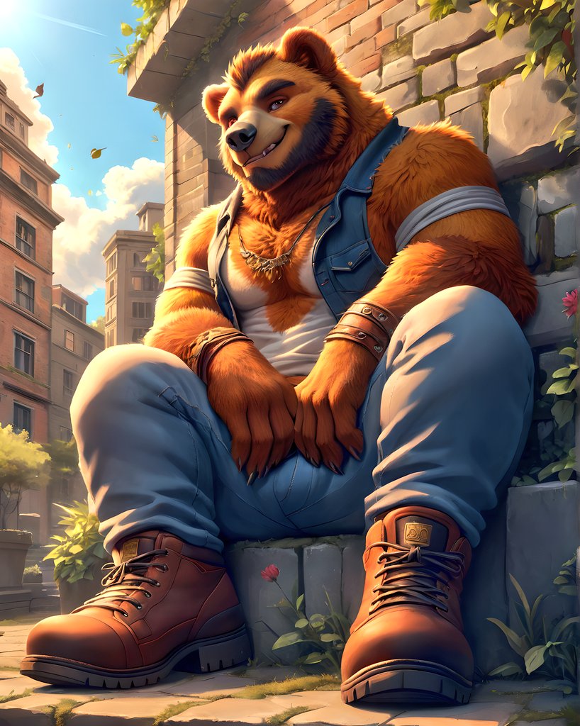 #ai #aiart  #aimen #gaymen #aiartcommunity #aibears #bear  #furryai #furryaiart #brownbear #polarbear #stablediffusion