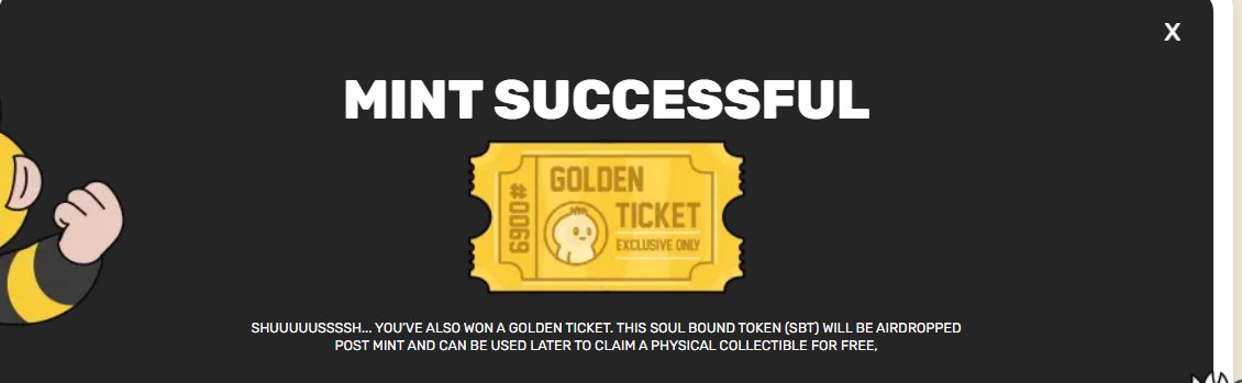 hfsplabs88's tweet photo. My mint came  with a special Golden Ticket https://t.co/xLjYIo73Di