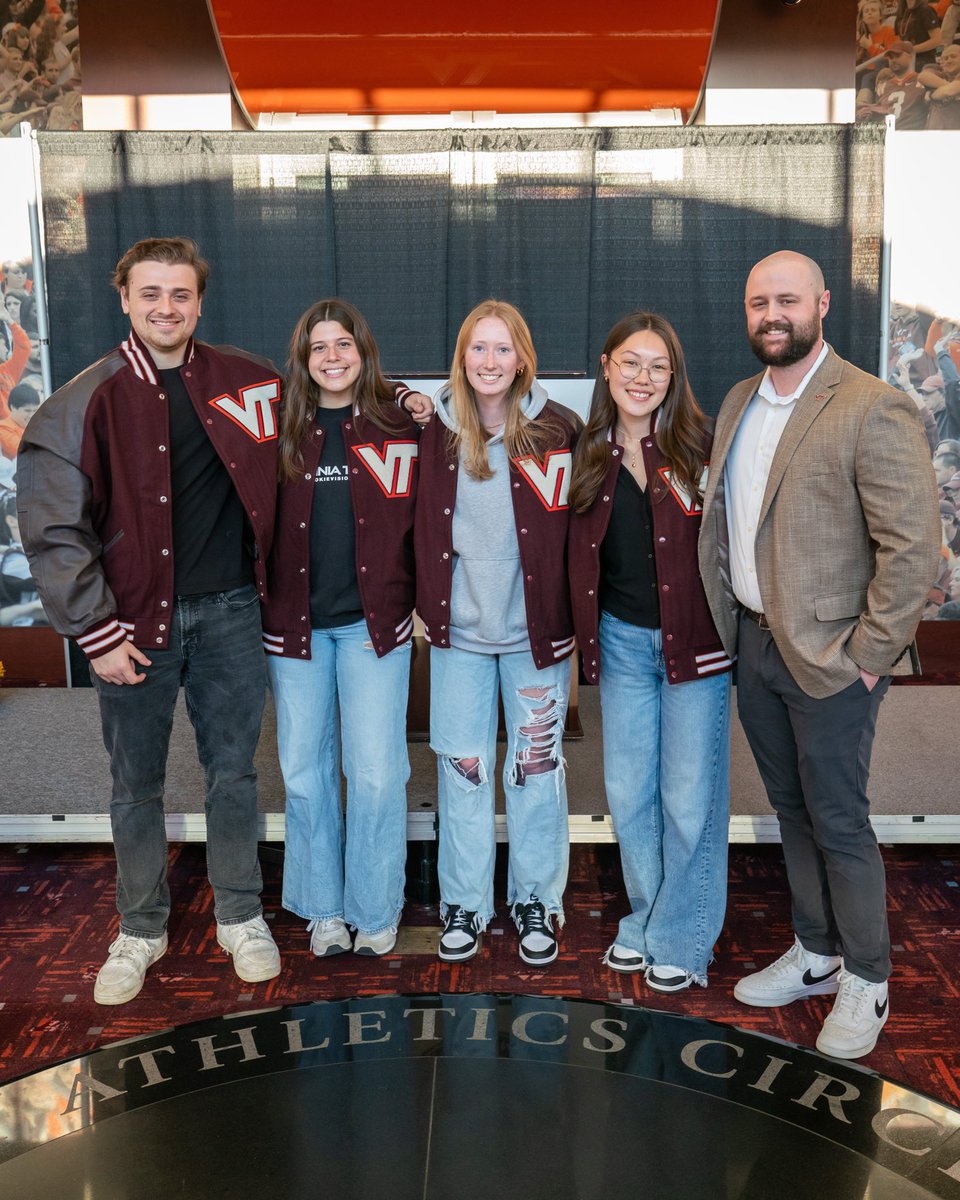Bailey Angle (@baileyangle) on Twitter photo Had a great time hosting the Spring Letter Jacket Ceremony for <a href="/VTMonogramClub/">Virginia Tech Monogram Club</a> last night. Congrats to all of our student-athletes and our HokieVision students for lettering! Had a great time hosting the Spring Letter Jacket Ceremony for <a href="/VTMonogramClub/">Virginia Tech Monogram Club</a> last night. Congrats to all of our student-athletes and our HokieVision students for lettering!