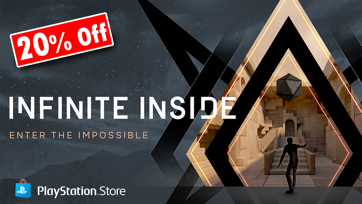 Infinite Inside is currently 20% Off in the PlayStation Spring Sale! Europe and Americas Region only. Get an additional 5% off with PlayStation Plus 🌟
Offer ends 9th April 2025.