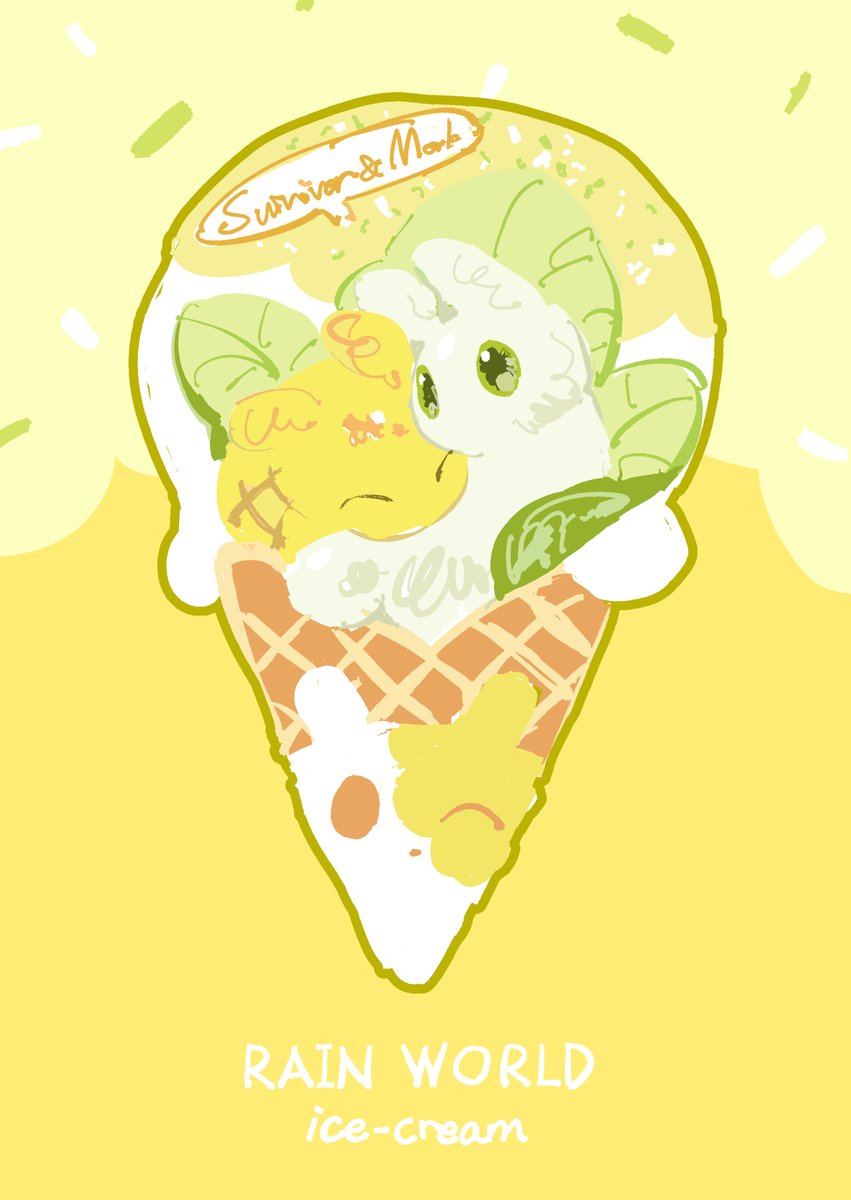 #Rainworld 
Mango Vanilla Ice Cream芒果香草冰淇淋
