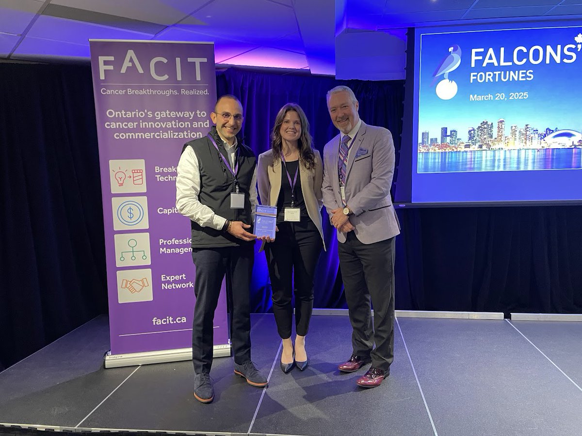 ICYMI  The winner of Falcons' Fortunes 2025 was Dr. Wael Hanna, co-founder of NodeAI Diagnostics. The Audience Choice Award went to Ibukun Elebute, co-founder of CELLECT Laboratories.  Congratulations! facit.ca/news/falcons-f…
