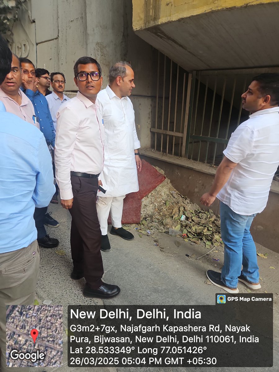 Dy Commissioner, Najafgarh Zone, MCD (@dc_ngzmcd) on Twitter photo DC/NGZ along with other officers of NGZ inspected the area of Bijwasan,W.No. 131.
<a href="/AshwaniKumar_92/">Ashwani Kumar</a>
<a href="/SBM_MCD/">Swachh Survekshan MCD</a>
<a href="/MCD_Delhi/">Municipal Corporation of Delhi</a>
<a href="/MoHUA_India/">Ministry of Housing and Urban Affairs</a> DC/NGZ along with other officers of NGZ inspected the area of Bijwasan,W.No. 131.
<a href="/AshwaniKumar_92/">Ashwani Kumar</a>
<a href="/SBM_MCD/">Swachh Survekshan MCD</a>
<a href="/MCD_Delhi/">Municipal Corporation of Delhi</a>
<a href="/MoHUA_India/">Ministry of Housing and Urban Affairs</a>