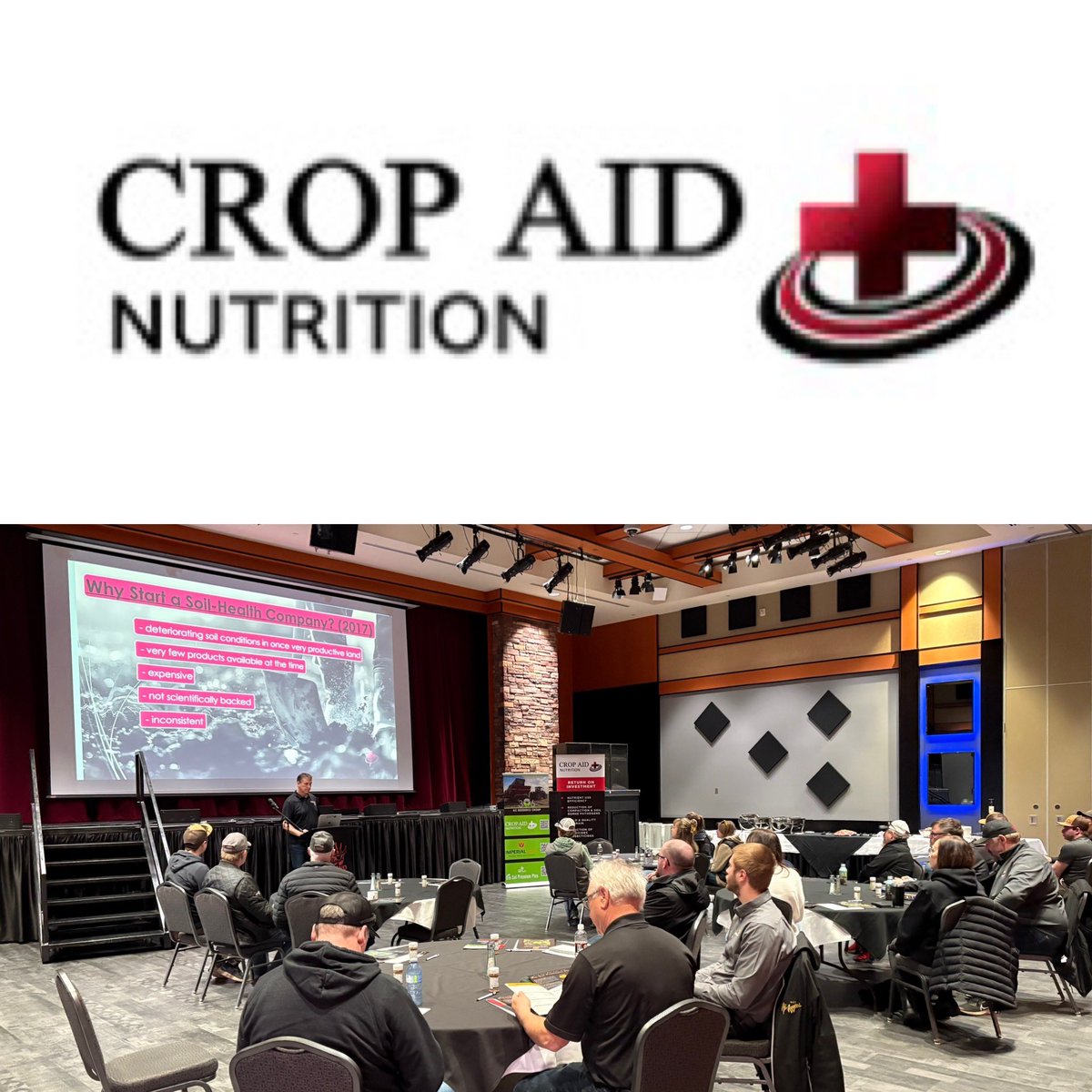 And off we go.  First up, Darren from <a href="/crop_aid/">Crop Aid Nutrition</a> speaking on soil health and bio stimulants.   Thanks to everyone for joining us today.