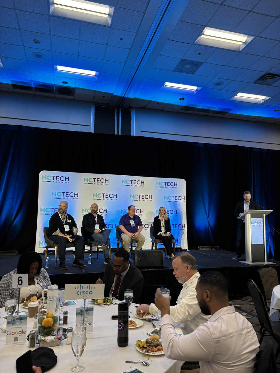 Lunch with Inspiring the Next Tech Generation Panel featuring 

- Dr. Keith Babuszczak with <a href="/wearesparknc/">sparknc</a> 
- Sam Morris with <a href="/codeorg/">Code.org</a> 
- Ed Carroll with Carolina Cyber Center
- Chad Rychlewski with <a href="/Accenture/">Accenture</a> 
- Vanessa Wrenn with <a href="/ncpublicschools/">NC Public Schools</a> 

#TechWorkplaceSummitNC