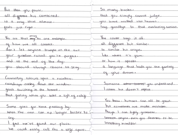 Cottingham_High's tweet image. Poetry Competition
2nd place: 
1. Maisy in 8 Lemon for her poem - 'Where would I be?' 👏
2. Ava in 7 Naylor for her poem - 'Rainbows of Hope' (split into three) both students received a voucher. 👏 

Well done to everyone who took part 👏 
#believe #achieve #succeed #TeamCHS