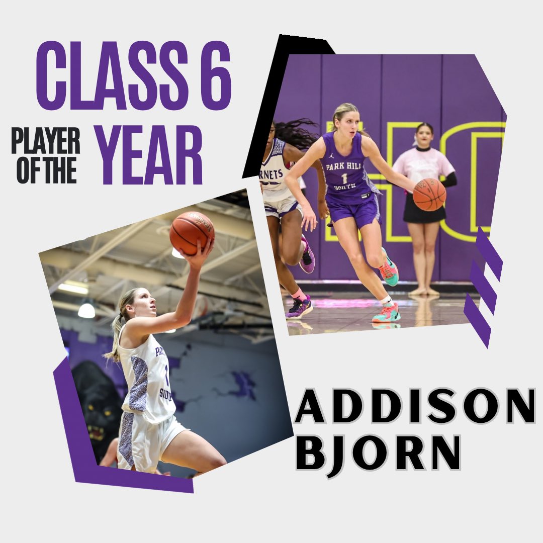 PHS Girls Basketball (@phs_gbasketball) on Twitter photo Missouri Basketball Coaches Association Class 6 Player of the year. Congrats <a href="/AddisonBjorn/">Addison Bjorn</a> <a href="/ParkHillSouthHS/">Park Hill South H.S.</a> <a href="/ParkHillSchools/">Park Hill Schools</a> Missouri Basketball Coaches Association Class 6 Player of the year. Congrats <a href="/AddisonBjorn/">Addison Bjorn</a> <a href="/ParkHillSouthHS/">Park Hill South H.S.</a> <a href="/ParkHillSchools/">Park Hill Schools</a>