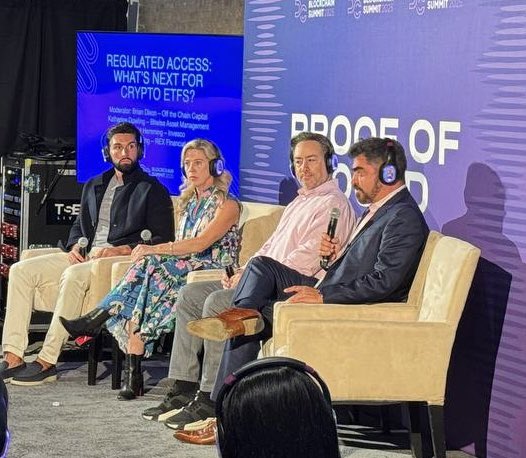 GregoryDKing's tweet image. Talking Crypto ETF regulation at DC Blockchain Summit with @briandixon06. #DCBlockchain 2025