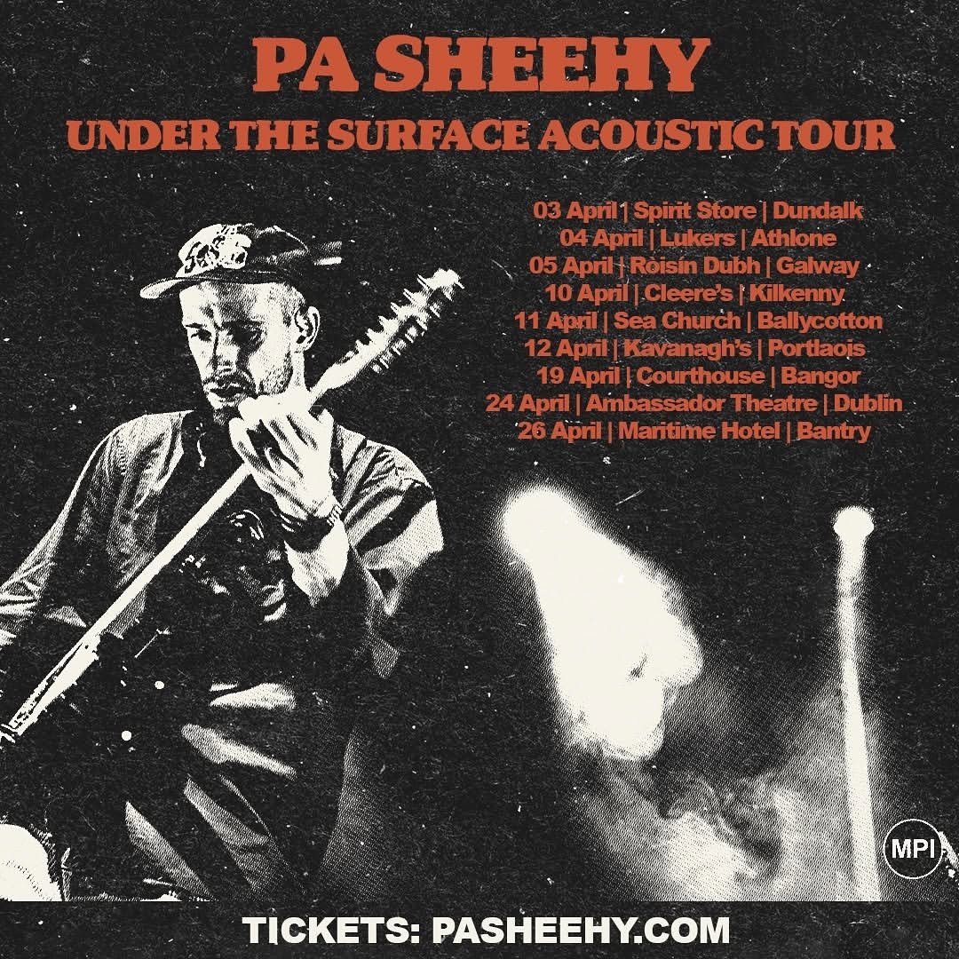 Pa Sheehy will perform at The Spirit Store on April 3rd. Grab tickets now before they're gone! spiritstore.ie/event.php?even…

Following his European tour and the release of his acclaimed debut album, *Maybe it was all for This*, Pa Sheehy embarks on an Irish acoustic tour.