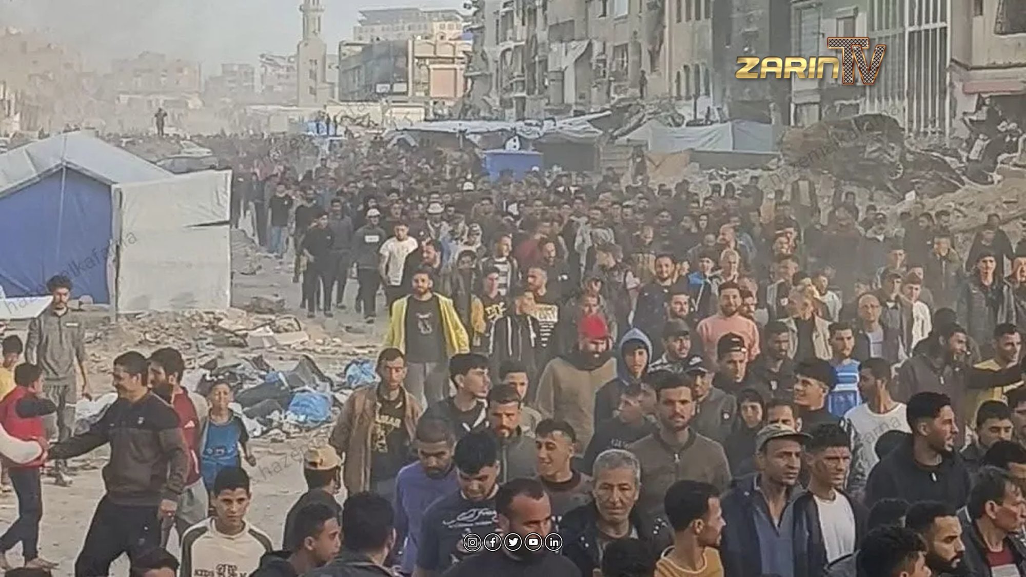 تظاهرات غزه علیه حماس: “حماس برو بیرون”