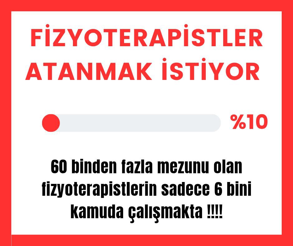 👴 Yaşlılar bağımsız yaşamak istiyor.
🦽 Engelli bireyler daha fazla destek bekliyor.
Hastalar fizik tedavi için aylarca sıra bekliyor. Ama FİZYOTERAPİSTLER mesleklerini yapamıyor! #KılavuzdaRekorFzt <a href="/saglikbakanligi/">T.C. Sağlık Bakanlığı</a> <a href="/drmemisoglu/">Prof. Dr. Kemal Memişoğlu</a>