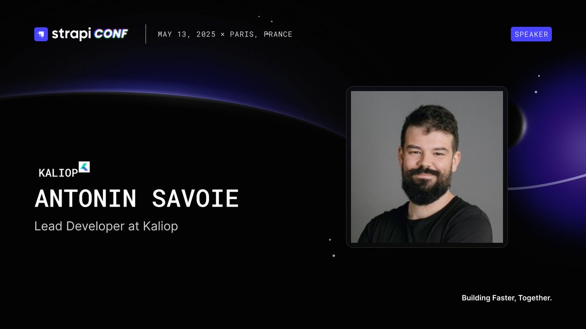 Meet our Speakers!

<a href="/Antonin_Savoie/">Antonin Savoie</a> is the Lead Developer at <a href="/Kaliop/">Kaliop</a>: Now, he's coming to #StrapiConf 2025

Antonin Savoie works as a Team Leader with a Business Analyst approach on various exciting projects. 

We're thrilled to welcome Antonin Savoie to the Strapi stage!
💡 Tech