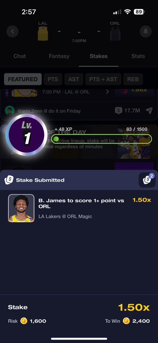 Scadebtw's tweet image. All this mf bronny gotta do is score 1 point 🙏