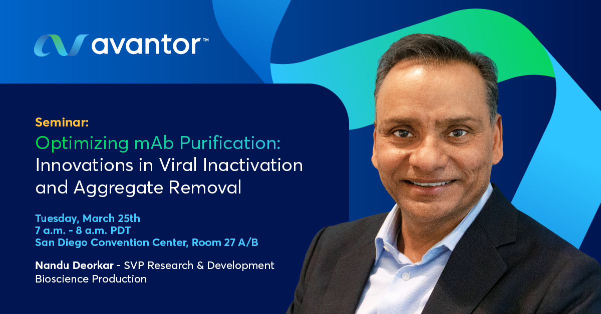 mAbs, multi-specifics, Fc fusion proteins &amp; Fabs are transforming drug dev but are our purification strategies keeping up? Join Nandu Deorkar, SVP of R&amp;D at Avantor, as he explores cutting-edge approaches to refining purification techniques for these next-gen biologics!