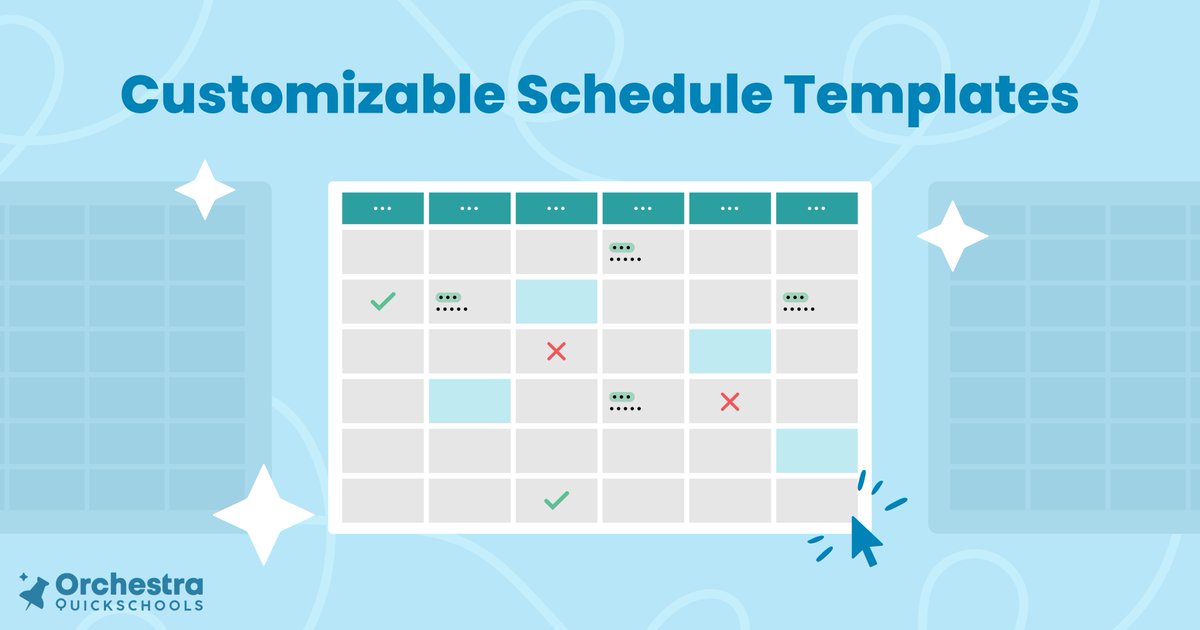 QuickSchools's tweet image. With #Orchestra, you can create schedules that fit your needs. From traditional periods, A/B block scheduling, or flexible modular blocks. Simplify the most complex setups with everything running smoothly!

 Sign up for a free demo at bit.ly/4hGXnOz

#SchoolScheduling
