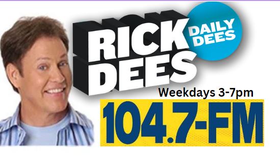 ©RedskinRadio (@redskinradio) on Twitter photo Join Rick Dees for the DAILY DEES, weekday afternoons 3-7 on AM-1140 & FM-104.7 WLOD Join Rick Dees for the DAILY DEES, weekday afternoons 3-7 on AM-1140 & FM-104.7 WLOD