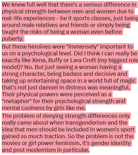 Hapda2's tweet photo. @FondOfBeetles @SouthsideTilly Respectfully but it is a terrible take and is (unintentionally) feeding into a very classic right-wing "fedora bro" talking point (because this idea that this "unrealistic" representation of women is akshually bad for us has been rehashed a lot - esp. by sexist men in pop culture https://t.co/6pbhPKVkV3