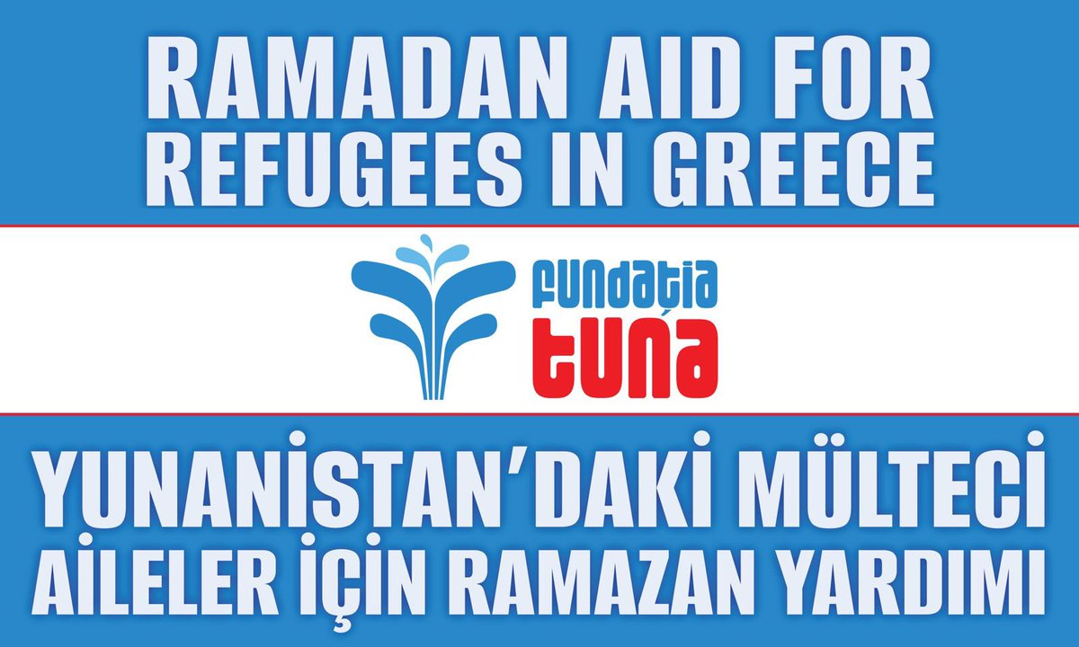 Değerli Gönüllülerimiz

Ramazan, yardımseverliğin, paylaşmanın-dayanışmanın en güzel şekilde hayat bulduğu kutsal bir ay. Yunanistan’a şu ana kadar 25 tır yardım gönderdik ve kardeş ailelerimize yardım eli uzatmak için Fitre-Zekat bağışlarınızı bekliyoruz

paypal.me/FundatiaTunaRo