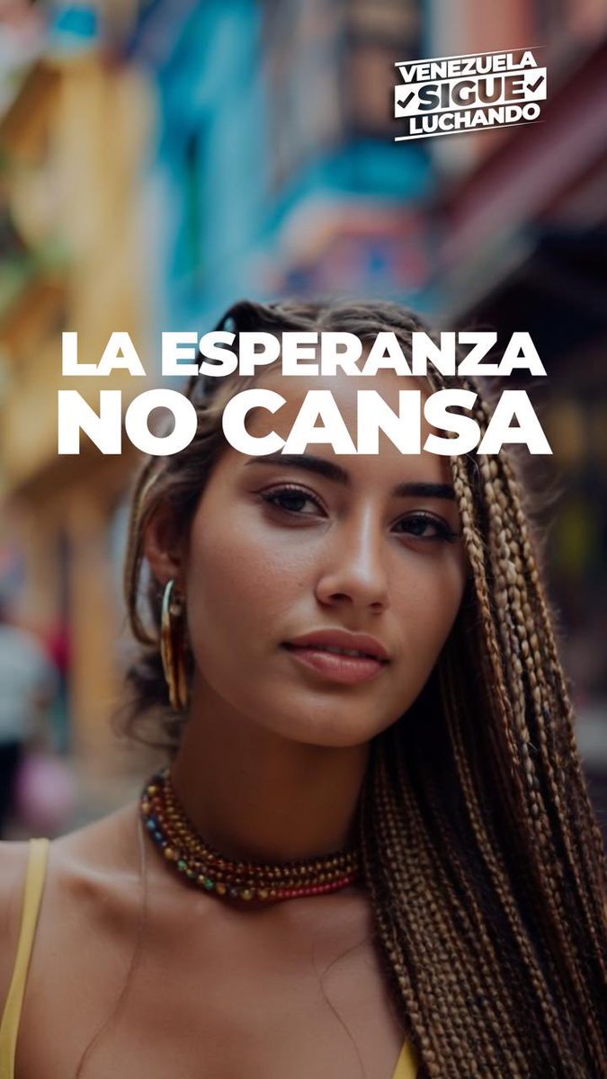 Hoy, Venezuela necesita que tu voz se eleve más que nunca. No permitas que otros digan que te detengas, que no hagas nada. Sigamos en pie de lucha cívica y democrática. #VenezuelaSigueLuchando