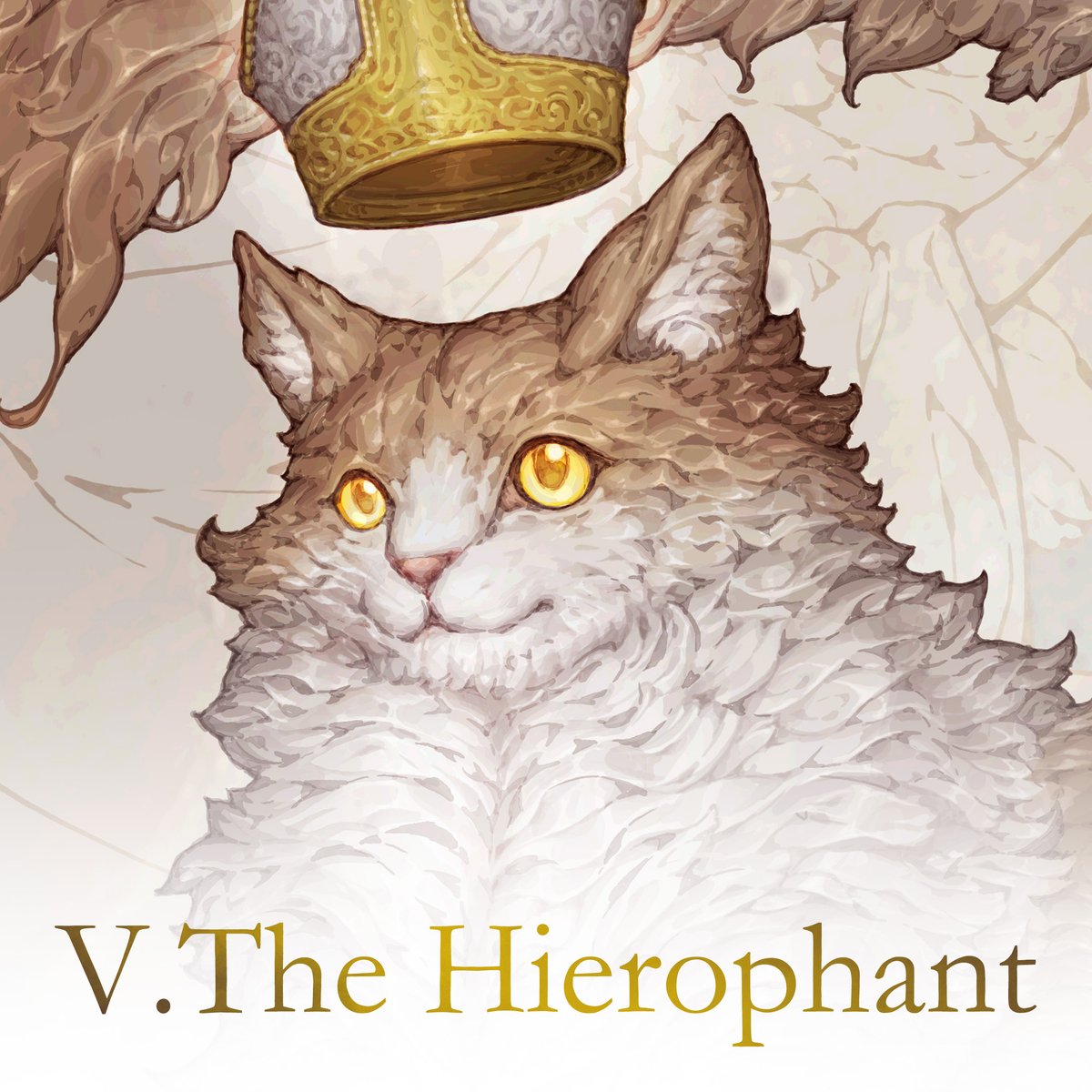 Midnightyz98's tweet image. V.The Hierophant via @artstationhq artstation.com/artwork/K3LxWy
👑🎉"All hail His Holiness Igmora—the new Pope of Ailenas!" (Achoo!... Why on earth did they choose me to host this ceremony when I'm allergic to cat fur...?)