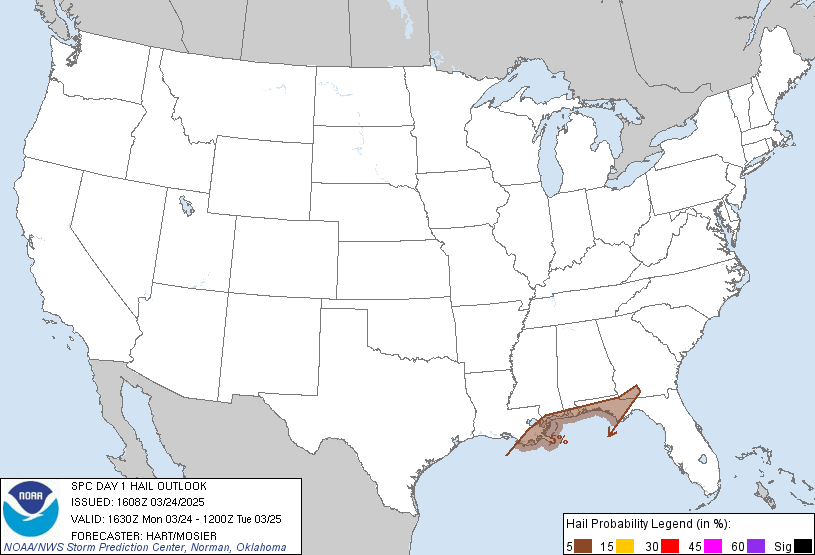 LimWeather's tweet photo. D1 #MarginalRisk in SE US esp #NewOrleans,#Metairie,#Kenner,#Gulfport,#Daphne,#Foley,#Fairhope,#Pensacola,#Tallahassee,#PanamaCityFL,#Destin,#FerryPass,#BrentFL,#LynnHaven,#Valdosta
2%#Tornado/15%#Wind/5%#Hail Risk
#Wxx #WxTwitter #SPC #SevereWx #LAwx #mswx #Alwx #FLwx #GAwx https://t.co/uYtJ6j26Ow