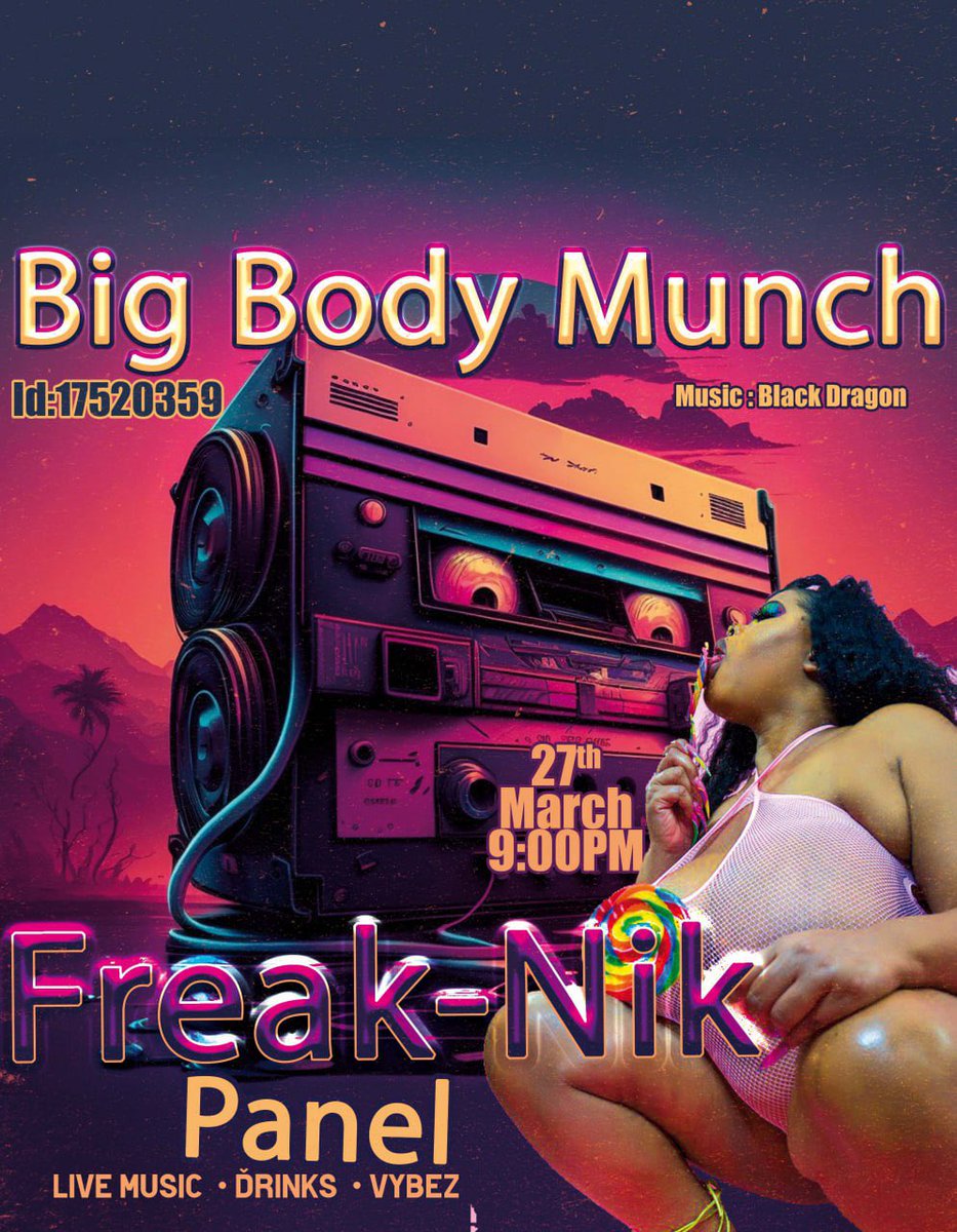 Join my Freak-Nik Panel this Thursday LIVE at 9pm EST on SuperLive‼️ 🍭💿📀💽📼🍬
 Flyer: <a href="/ImBlackDragon/">Black Dragon</a> 

*check comments*