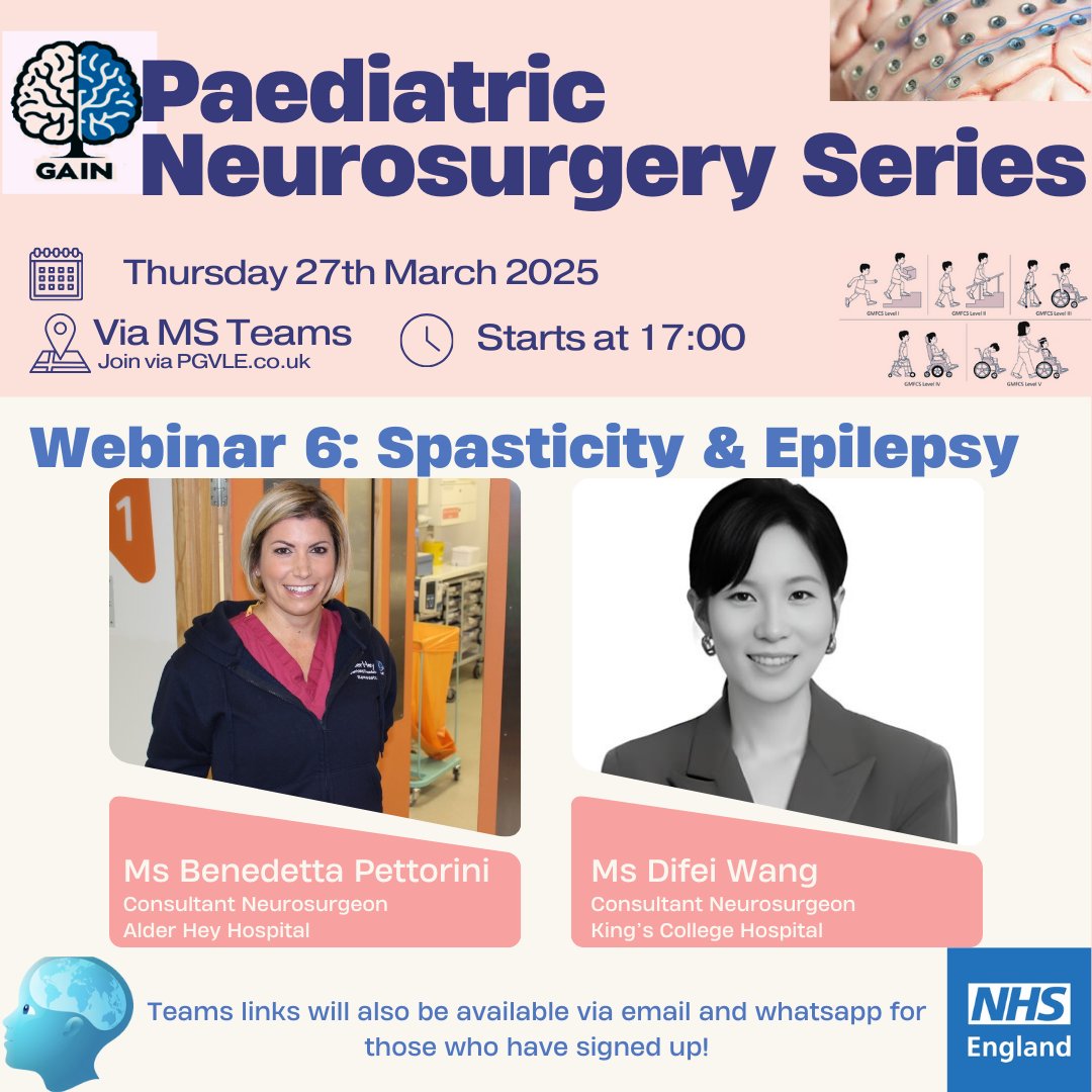GAIN Program (@gainprogram) on Twitter photo Followed up on Thursday with Ms Pettorini and <a href="/DifeiWang/">Difei Wang</a> talking about spasticity and epilepsy. <a href="/AlderHey/">🏥 Alder Hey 💙</a> <a href="/PaedsNeurosurg/">King's Paediatric Neurosurgery Unit</a> Followed up on Thursday with Ms Pettorini and <a href="/DifeiWang/">Difei Wang</a> talking about spasticity and epilepsy. <a href="/AlderHey/">🏥 Alder Hey 💙</a> <a href="/PaedsNeurosurg/">King's Paediatric Neurosurgery Unit</a>