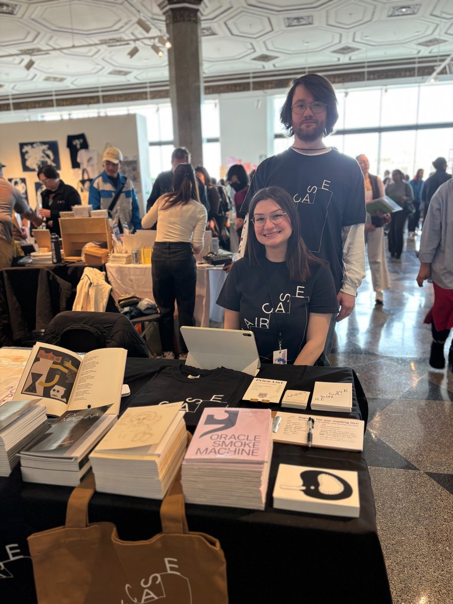 staircase_books's tweet image. Greetings from Multiple Formats Art Book Fair 2025!