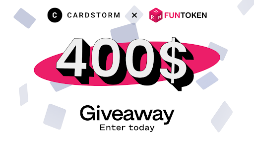 FUNtoken_io's tweet image. Win your share of $400 in FUN x Cardstorm giveaway!

Big news! $FUN is now a payment option on Cardstorm.io, the go-to marketplace where you can spend FUN to buy gift cards for gaming, shopping, entertainment, and more!

To celebrate, together we’re launching a $400…