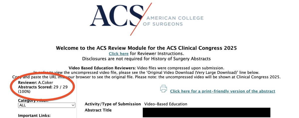Alisa Coker, M.D. (@alisamae) on Twitter photo I started my <a href="/AmCollSurgeons/">American College of Surgeons</a> abstract reviews later than I should have. I’d say I’m a procrastinator but it’s just life & priorities. On little sleep today & last minute - but I made the deadline! Only to see it was extended 😆. #academicsurgeon <a href="/hopkinssurgery/">Hopkins Surgery</a> I started my <a href="/AmCollSurgeons/">American College of Surgeons</a> abstract reviews later than I should have. I’d say I’m a procrastinator but it’s just life & priorities. On little sleep today & last minute - but I made the deadline! Only to see it was extended 😆. #academicsurgeon <a href="/hopkinssurgery/">Hopkins Surgery</a>