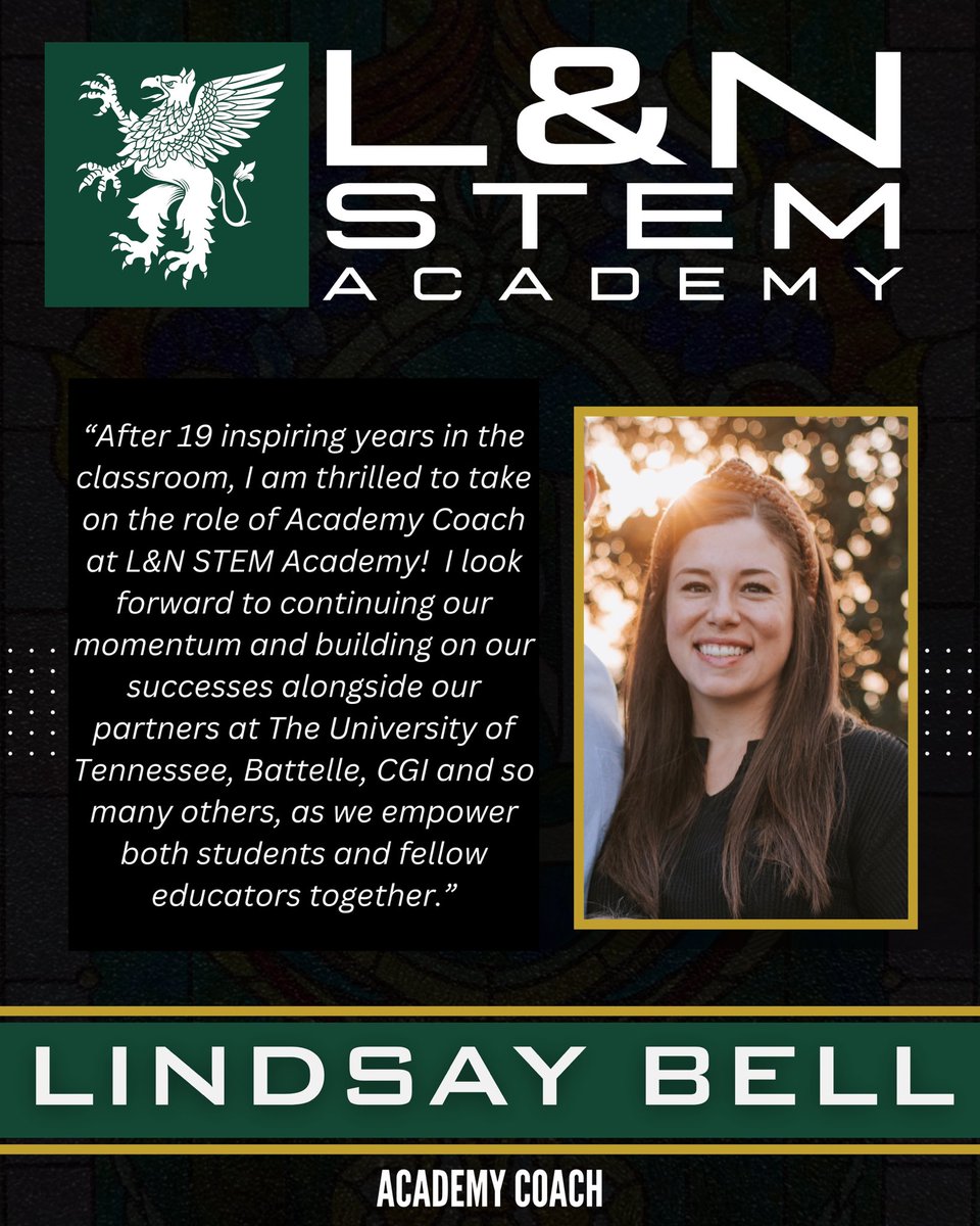 We are excited to announce the hire of Lindsay Bell as our Academy Coach beginning in the 2025-2026 school year! We cannot wait to see the great work Lindsay will do as a part of the Gryphon Family!