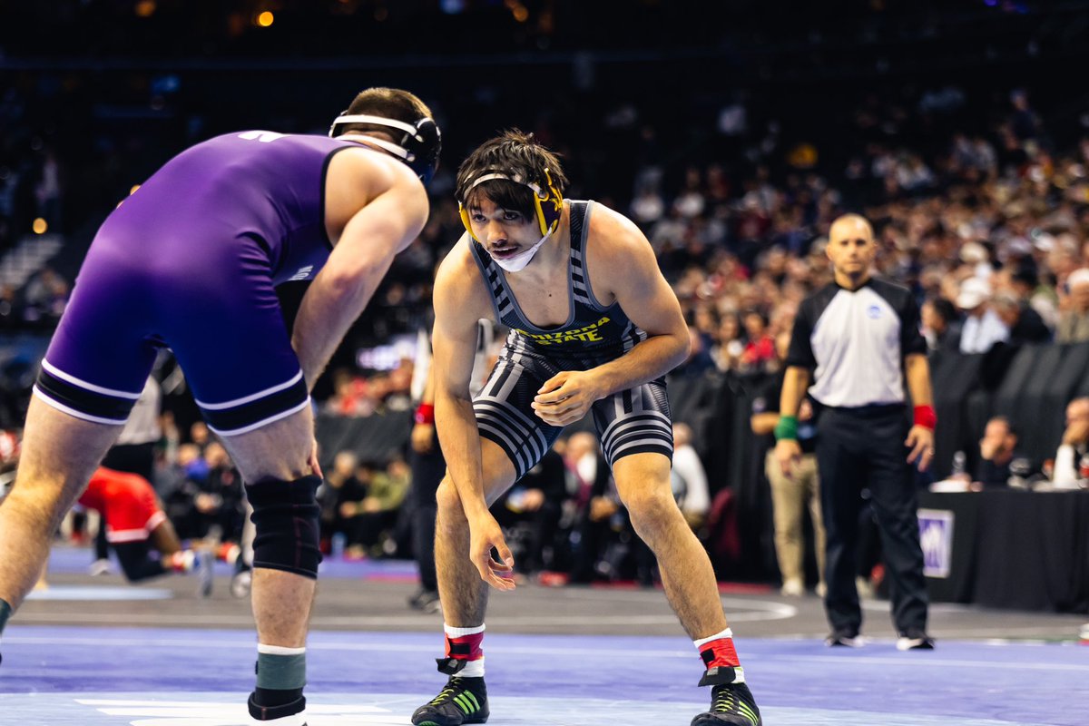 ASUWrestling's tweet photo. A national qualifier in his first full collegiate season.

It’s only just the beginning for Nicco Ruiz 📈 https://t.co/62Oe4ZNm9G