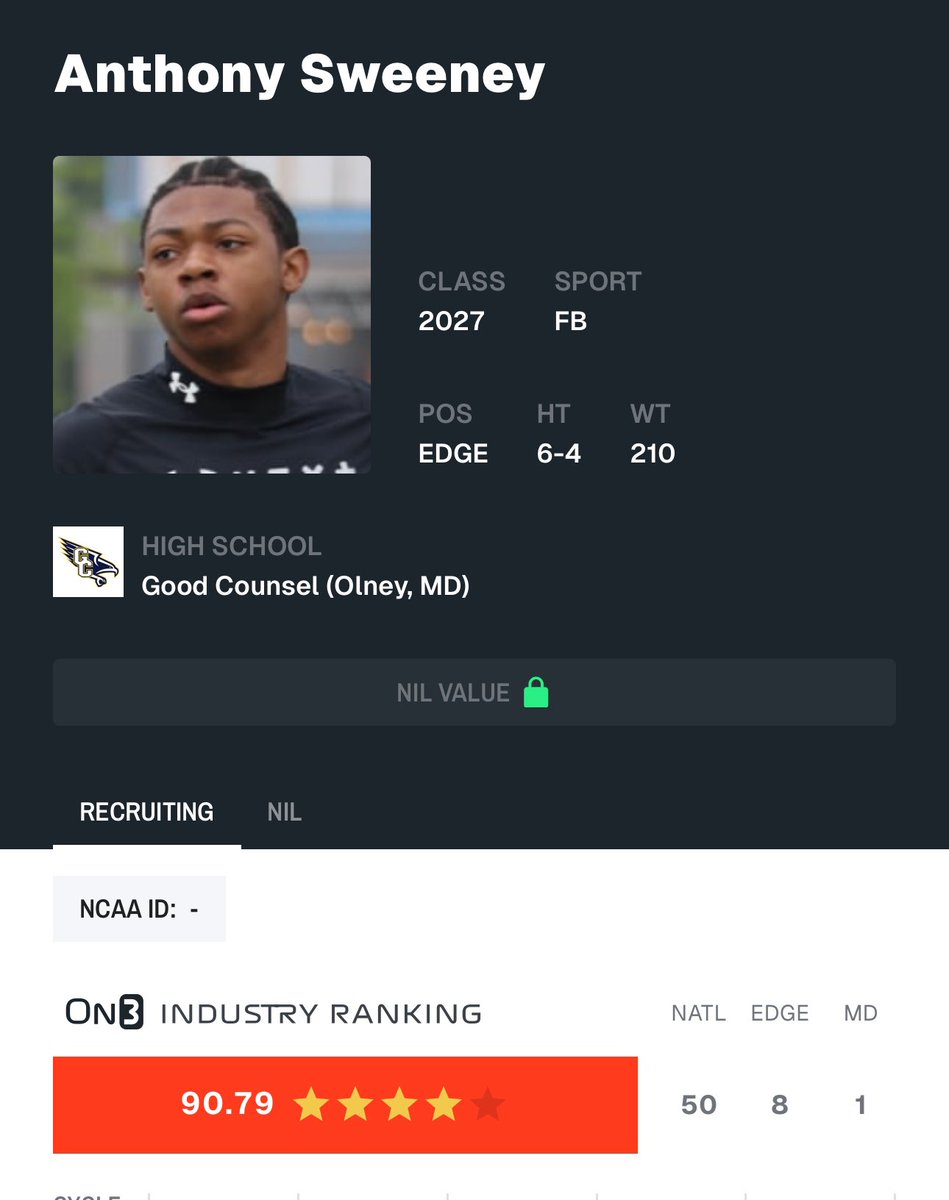 Thomas Strang | Class of 2027 | WR/TE/S | 6’5” 195 tweet media