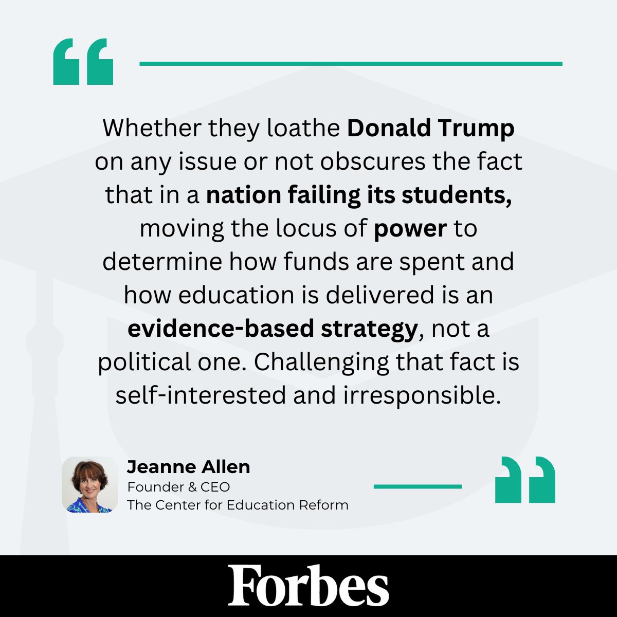 🛑 Lawsuits to Block Federal Education Department Reductions Are ‘Trumped’ by Evidence: <a href="/JeanneAllen/">Jeanne Allen</a>’s latest <a href="/Forbes/">Forbes</a> piece out now! Link in the comments ⬇️