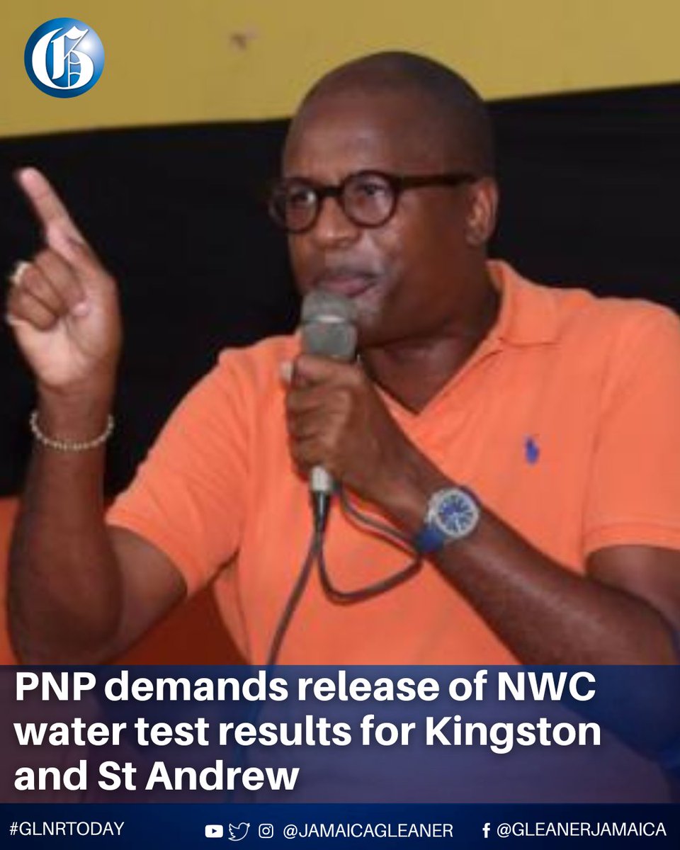 Opposition Spokesperson on Water, Ian Hayles, is demanding that the National Water Commission (NWC) publish internal reports on the alleged water contamination in Kingston and St Andrew.

Read more: jamaica-gleaner.com/article/news/2… #GLNRToday