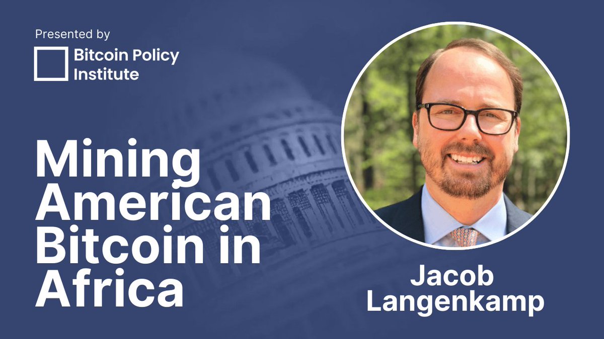 Mining American Bitcoin in Africa with <a href="/JakeLangenkamp/">Jacob Langenkamp</a> is live!

Inspired by his recent report, we dig into President Trump's 'Bitcoin Made in America' stance.

Listen here:
▫️Apple: podcasts.apple.com/us/podcast/bit…
▫️Spotify: open.spotify.com/episode/1CMjh1…
▫️Fountain: fountain.fm/episode/9t1z5m…