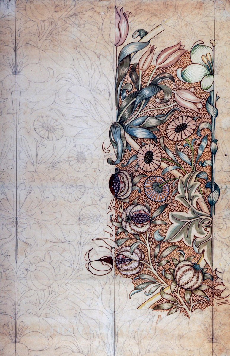 PreRaphaeliteSociety (@preraphsoc) on Twitter photo Happy Birthday to the incomparable genius that was, William Morris. To celebrate three of his incredible designs, all in the <a href="/WMGallery/">WilliamMorrisGallery</a> collection.
1. 🖼️ Design for Mermaid woven fabric (c. 1880).
2. 🖼️ Cartoon design for ‘Medway’ printed cotton (1885). … Happy Birthday to the incomparable genius that was, William Morris. To celebrate three of his incredible designs, all in the <a href="/WMGallery/">WilliamMorrisGallery</a> collection.
1. 🖼️ Design for Mermaid woven fabric (c. 1880).
2. 🖼️ Cartoon design for ‘Medway’ printed cotton (1885). …
