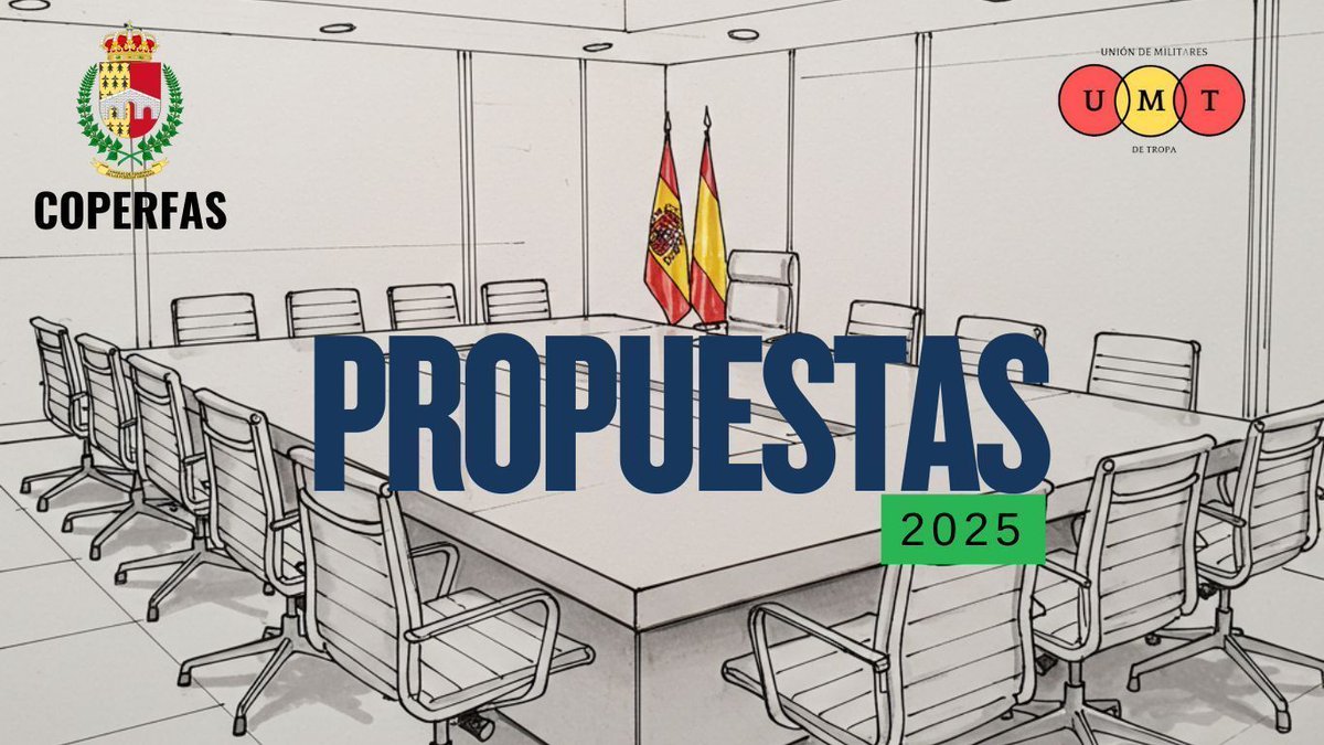 UMT_Tropa's tweet image. 📢 ¡Primer Pleno del COPERFAS 2025! Desde la Unión de Militares de Tropa solicitamos la modificación de la ODEF/426/2017 para incluir a los Asesores y Evaluadores de Competencias Profesionales con la Propuesta 7
📌 Consulta todas las propuestas aquí 👉  buff.ly/4aWdnu0