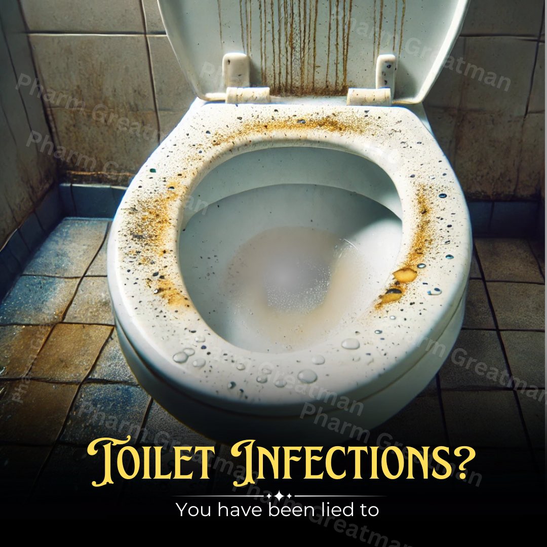 Can you get an infection from using the toilet? 

Many people blame "toilet infections" for UTIs, yeast infections, and more but is that really how they spread? 

Learn the truth below 👇🏾
