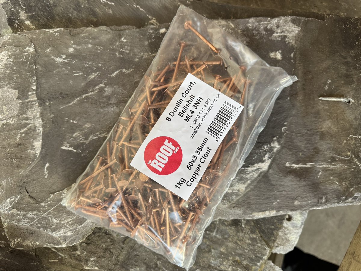 We’re loving the new branded roof nails from The Roof Store in Bellshill. 0800 111 4587