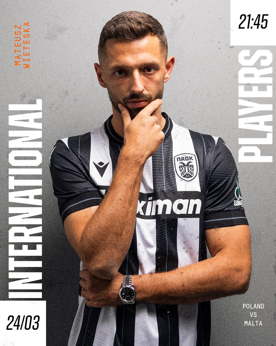 PAOK_FC's tweet photo. #InternationalPlayers Καλή επιτυχία Ματέους και Ομάρ! #PAOKFamily #Wieteska #Colley https://t.co/HeNGM33VRk