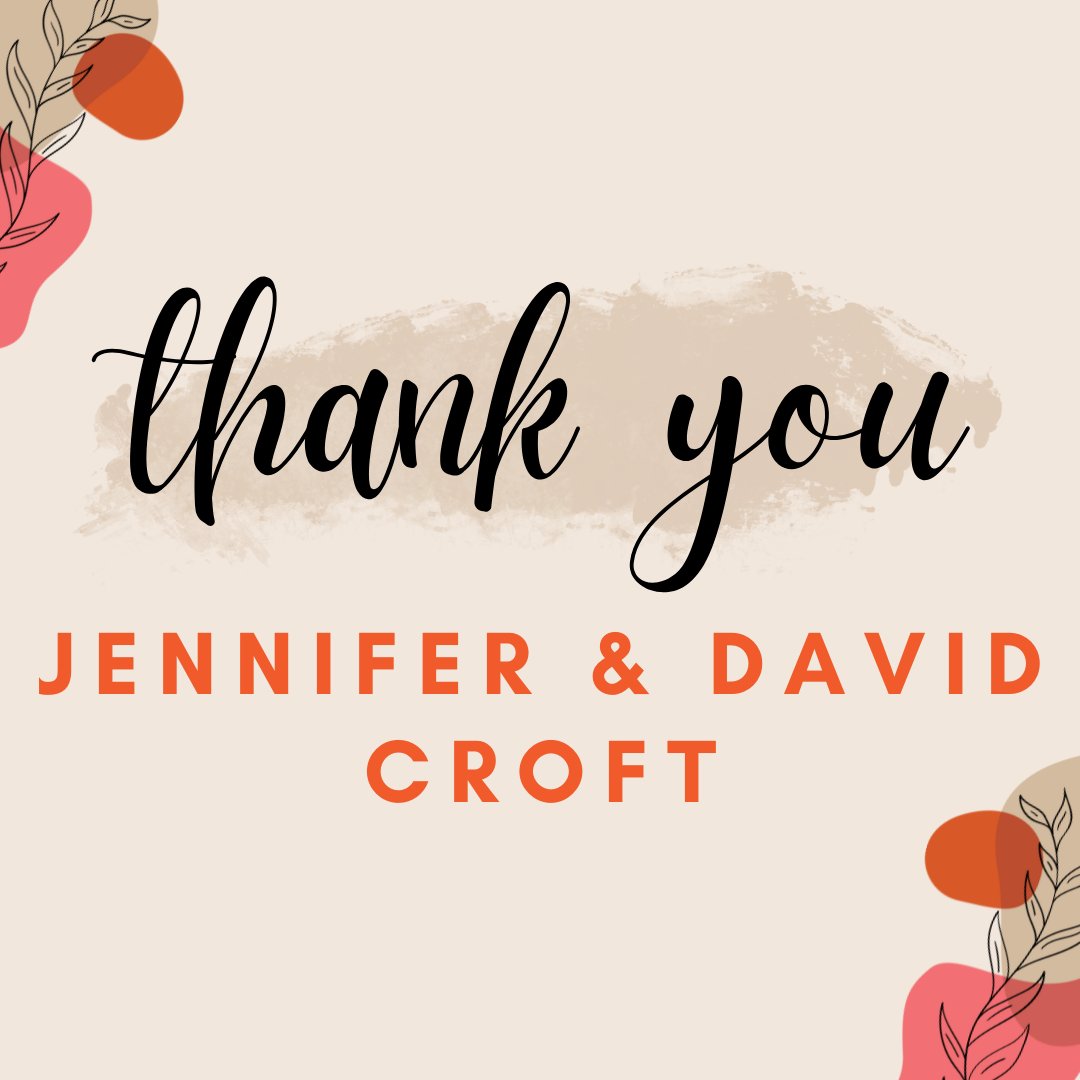 Thank you Jennifer &amp; David Croft for your continued support of the YWCA Wheeling in every aspect! We appreciate you!

ywcawheeling.org
